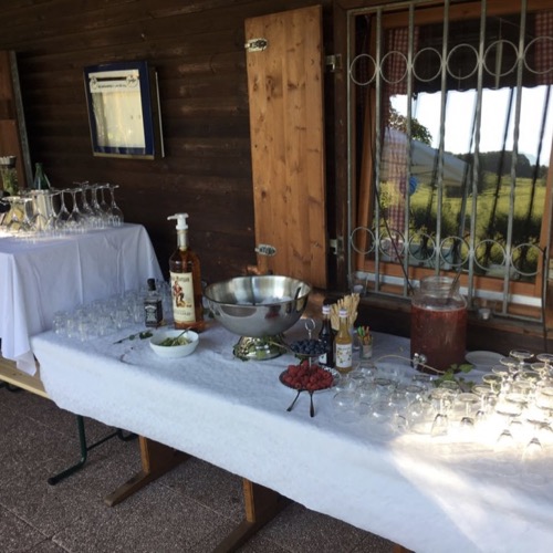 Partyservice-Impressionen vom Eispavillon in Mespelbrunn