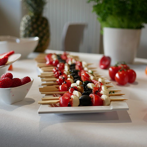 Partyservice-Impressionen vom Eispavillon in Mespelbrunn