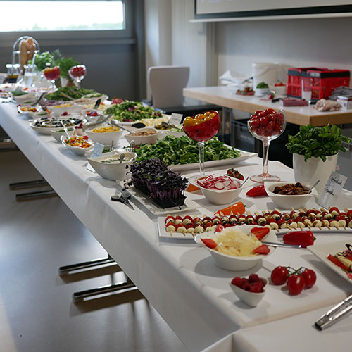 Partyservice-Impressionen vom Eispavillon in Mespelbrunn